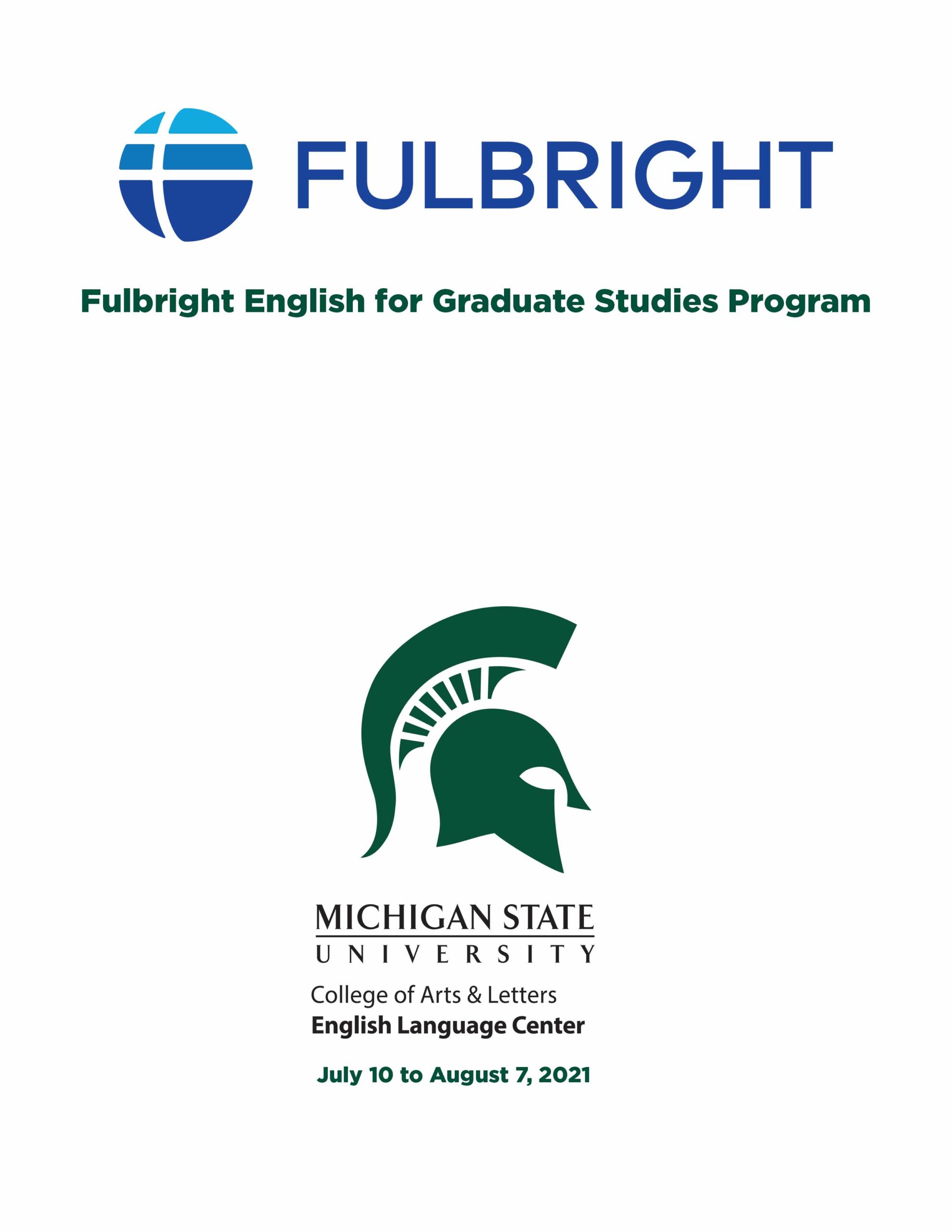 2021 Virtual Fulbright EGSP at MSU